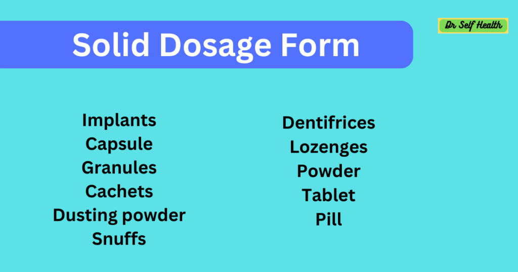 Dosage Forms