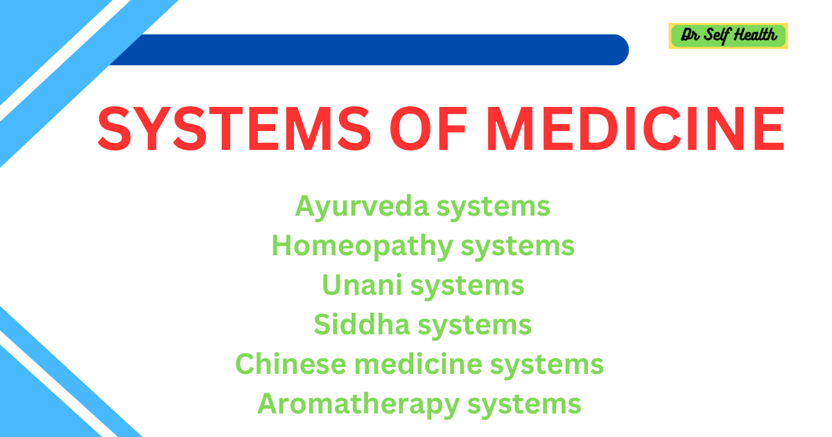 Systems of medicine